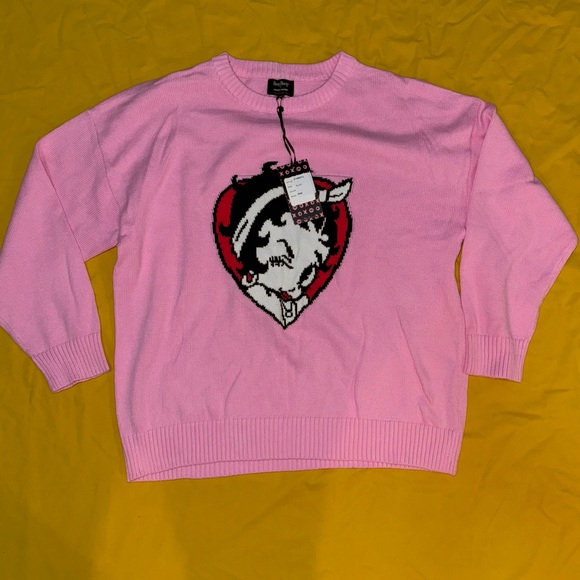 Betty Boop x Unique vintage sweater - Picture 2 of 6